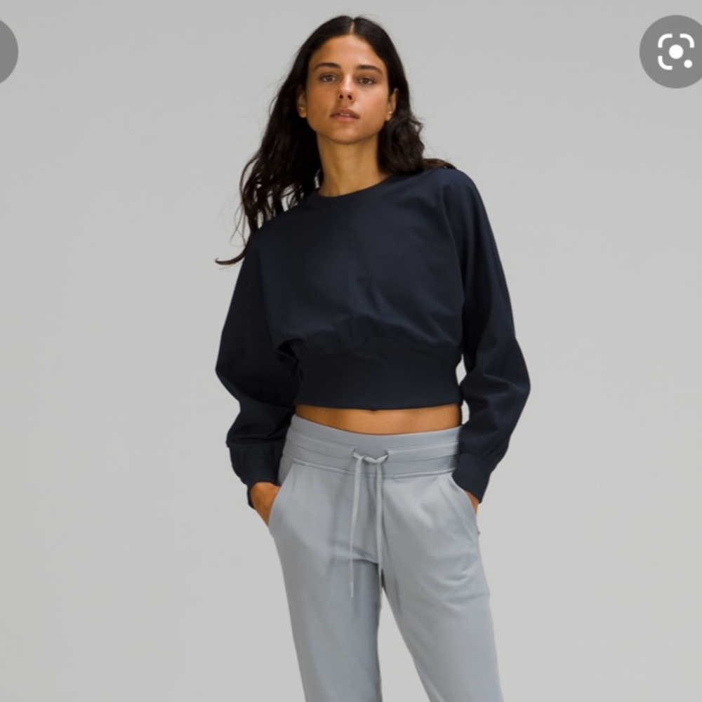 LA Ribbed Waist Long Sleeve Shirt